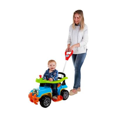 Carrinho de Brinquedo Jip Jip Infantil Empurrador Colorido