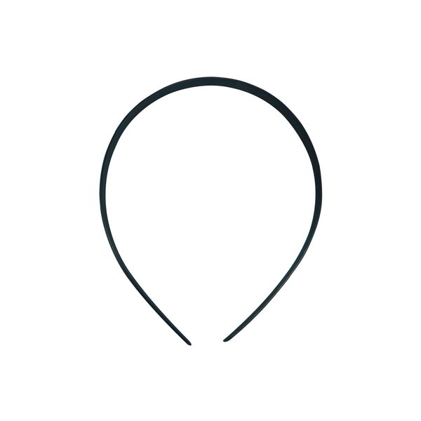 Tiara Plástica Achatada Kit 10mm com 12 Unidades Preta Tiara Plástica Achatada Kit 10mm com 12 Unidades Preta