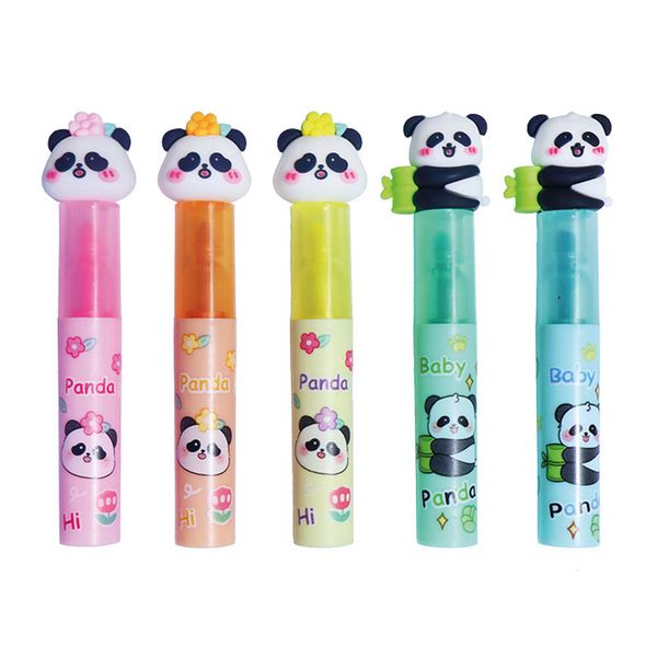 Marca Texto 5 Cores Carinha de Panda PA1401 - Skypaper