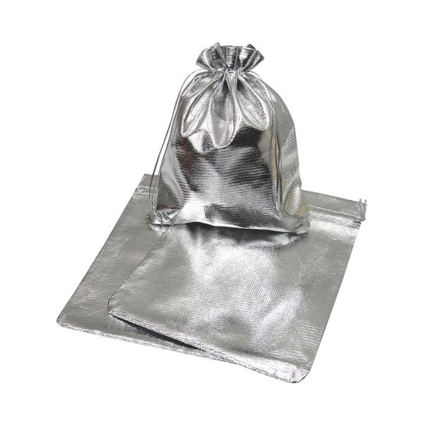 Saco Lamê Gala Embalagens com 10 Unidades 8x10cm