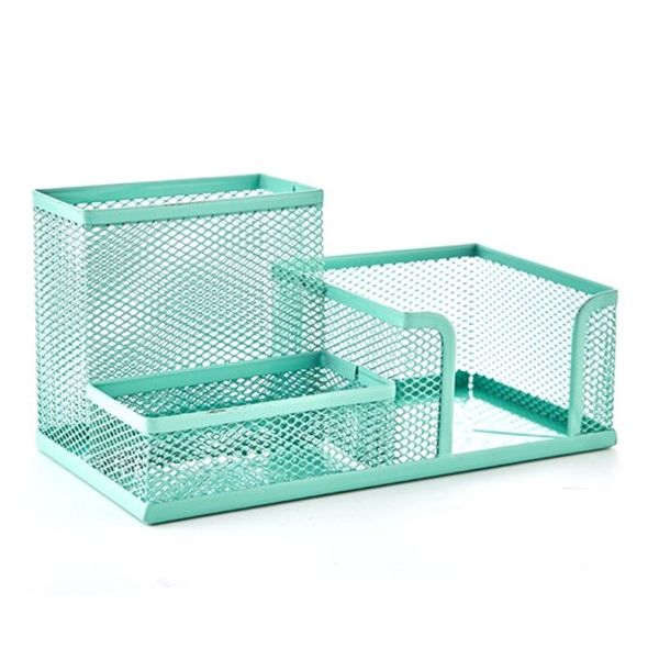 Organizador de Mesa Triplo Aramado Popper Rosa Organizador de Mesa Triplo Aramado Popper Rosa