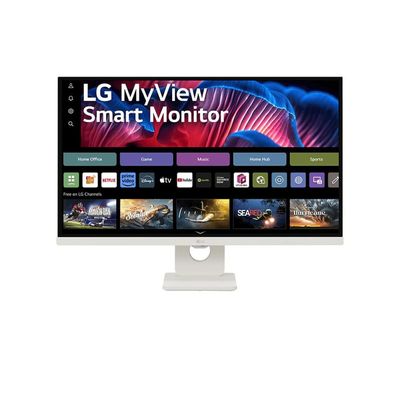 Monitor 27 4K UHD xMyView Smart 27SR73U-W WebOS 23 AirPlay Bluetooth LG Branco / Bivolt