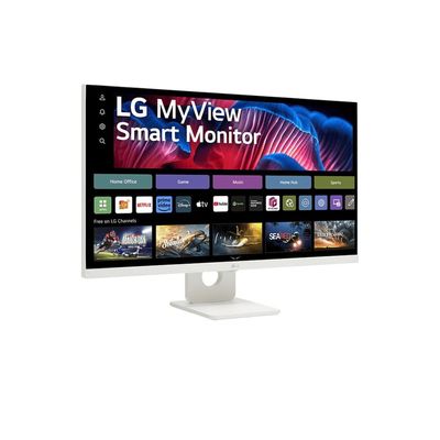 Monitor 27 4K UHD xMyView Smart 27SR73U-W WebOS 23 AirPlay Bluetooth LG Branco / Bivolt