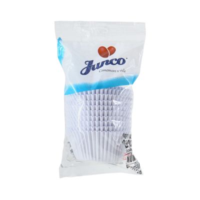 Forminha de Papel Junco Nº0 com 100 Unidades Branca