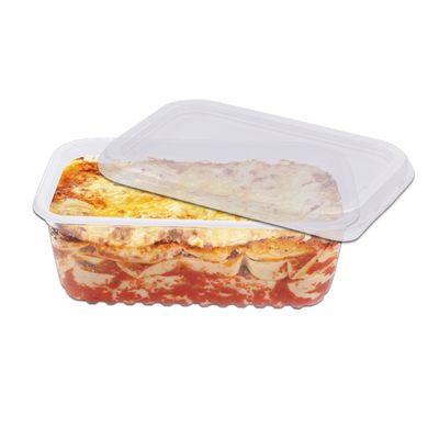 Pote Prafesta Retangular com Tampa 500ml com 24 Unidades