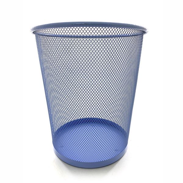 Cesto de Papel Le Aramado Azul Pastel 23,5x27cm