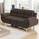 Conjunto De Sofá 2 E 3 Lugares Suede Café Avalon Linoforte Café