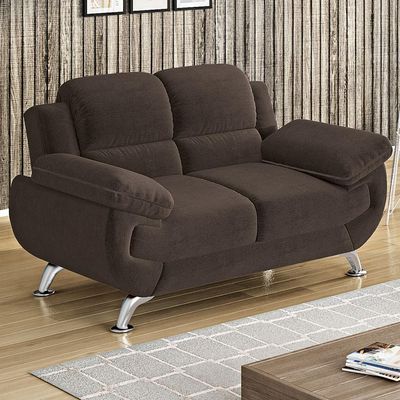 Conjunto De Sofá 2 E 3 Lugares Suede Café Avalon Linoforte Café