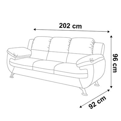 Conjunto De Sofá 2 E 3 Lugares Suede Café Avalon Linoforte Café