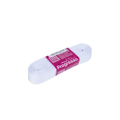 Fita de Gorgurão GP Nº03 15mm Peça com 10m Branca 201