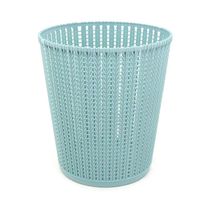 Cesto para Papel Le Plástico Vazado 8l Liso Azul