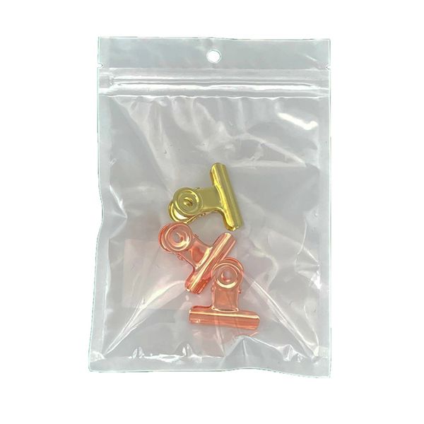 Prendedor de Papel Metálico 29mm com 3 Unidades Cores Diversas - Item Sortido Prendedor de Papel Metálico 29mm com 3 Unidades Cores Diversas - Item Sortido