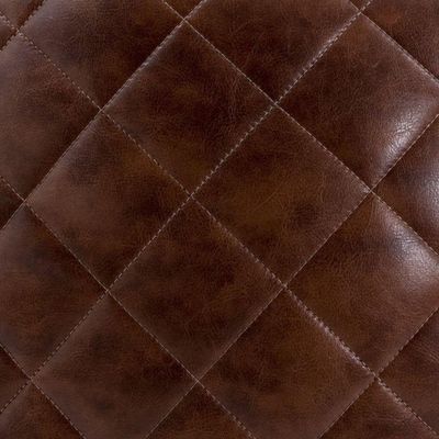 Puff Cleo 55cm PU Sintético Marrom - Gran Belo