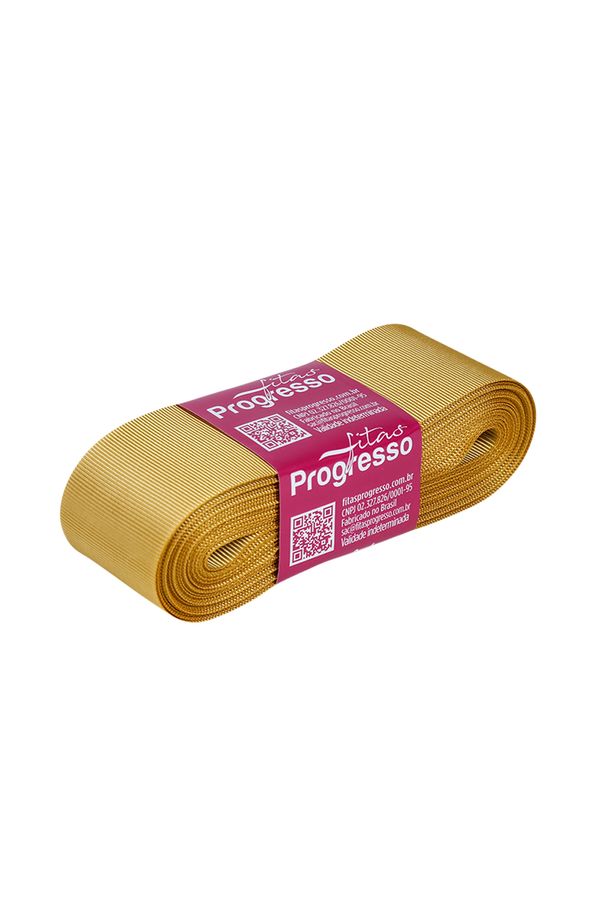 Fita de Gorgurão GP Nº09 38mm Peça com 10m Dourado 228