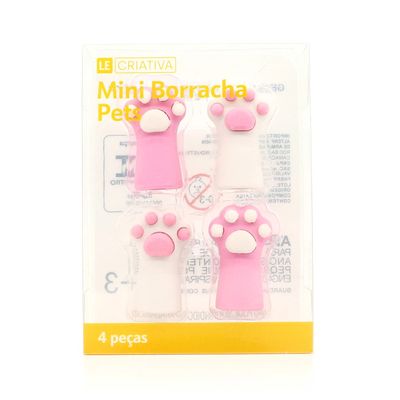 Mini Borracha Le Pets com 4 Loffice