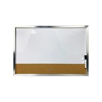 Quadro Magnético Branco Le Planejamento Semanal com Marcador e Imãs 60x40cm