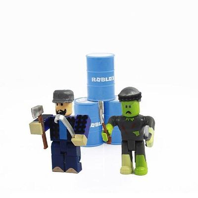 Cartela 4 Boneco Articulado 7Cm Roblox Ataque Zumbi Nº16