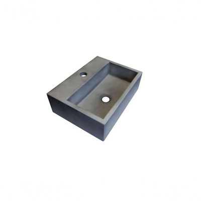 Cuba De Apoio Banheiro Safira Pedra 40x30cm Concreto