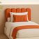 Cabeceira Nuvem Suede Solteiro Com 5 Placas Macias De 60cm Terracota