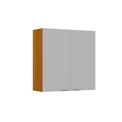 Cozinha Completa Itatiaia Lumina Aéreo 2 Portas 270cm Em Madeira Mdf Cinamomo/fendi