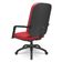 Cadeira De Escritório Giratória Com Braço Preta Magno P03 Crepe Vermelho - Lyam Decor
