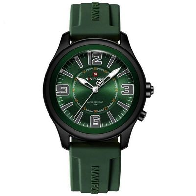 Relógio De Quartzo Masculino Mostrador Simples Casual 30m à Prova D'água Verde