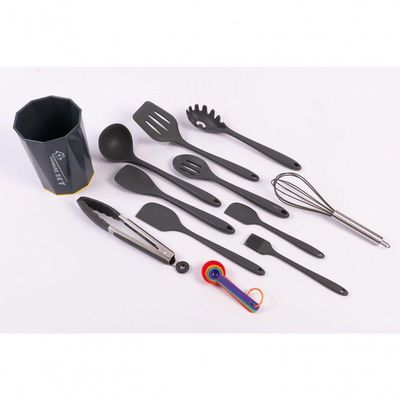 Kit C/11 Peças Utensílios De Cozinha Silicone