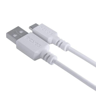 Cabo Celular Usb A 2.0 Usb Tipo C 50cm Branco