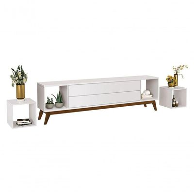Rack Para Tv Horizon 1.8 Branco - Moveisaqui