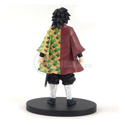 Action Figure Kimetsu No Yaiba Boneco Tomioka Giyu Pilar Da Agua Demon Slayer 14cm