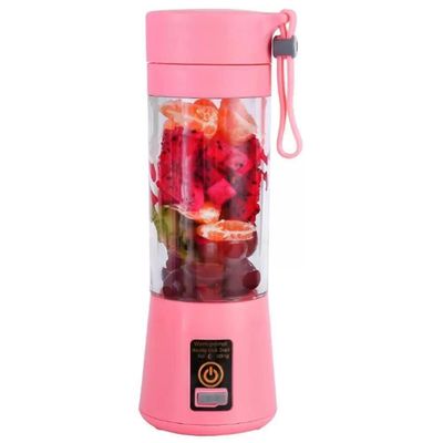 Mini Liquidificador Portátil Usb Recarregável Mixer (Rosa)