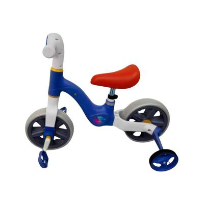 Bicicleta Infantil de Equilíbrio Azul 2 em 1 com Rodinhas
