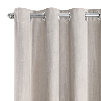 Cortina Tecido Blecaute Voil Gaze Linho 2,70 m x 2,30 m 100% Poliéster - Bege