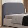 Cabeceira Cama Box Queen 160cm Orgânica Lanna W01 Suede Cinza - Lyam Decor