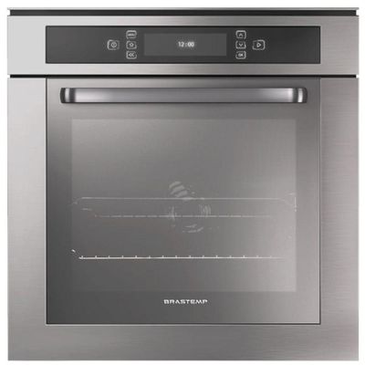 Forno Elétrico Brastemp Bo260ar De Embutir 67 Litros Inox Forno Elétrico Brastemp De Embutir 67l Inox 220v Bo260arbna