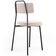 Cadeira Decorativa Estofada Para Sala De Jantar Barcelona L02 Suede Bege - Lyam Decor