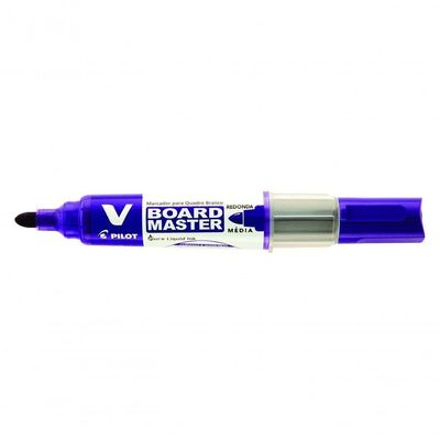 Kit Marcador Para Quadro Branco + Refil + Ponta Pilot V-board Master Violeta