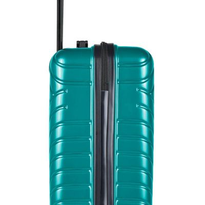 Mala de Bordo 10 kg Abs 4 Rodas Detroit Verde Turquesa P / Verde