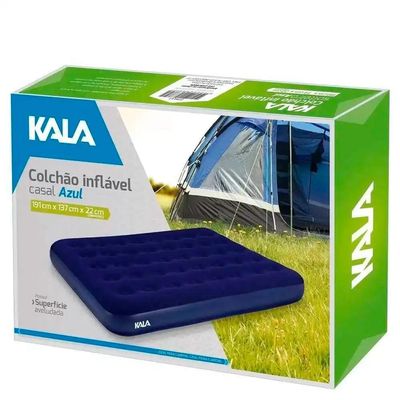 Colchão Casal Inflável Kala Azul