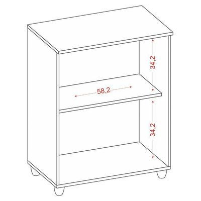 Balcao Com Tampo 2 Portas 61 Cm Mdp Denver Branco Armoveis Branco