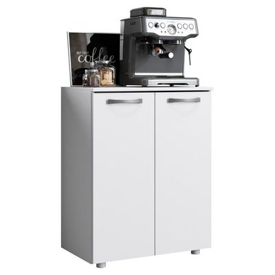 Balcao Com Tampo 2 Portas 61 Cm Mdp Denver Branco Armoveis Branco