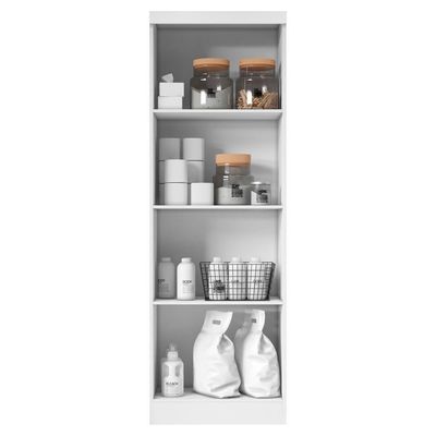Armario Multiuso 2 Portas 170x52 Cm New Branco Armoveis Branco
