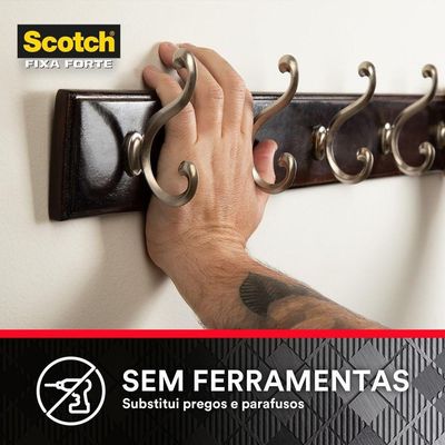 Fita Dupla Face Fixa Extrema Forte 25mmx2m Scotch 3m