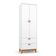 Quarto de Bebê Magia com Berço, Guarda-Roupa e Cômoda 2 Portas 5 Gavetas Branco e Amadeirado