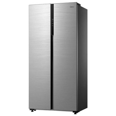 Geladeira Side By Side 442 Litros Inverter Conectada RS598 Midea Inox 110V