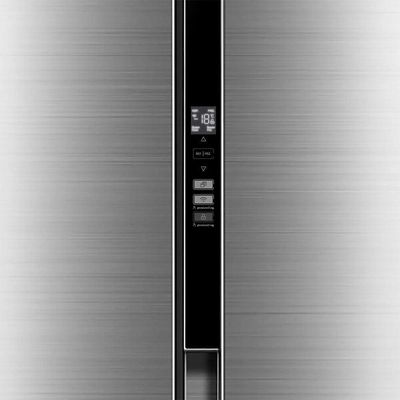 Geladeira Side By Side 442 Litros Inverter Conectada RS598 Midea Inox 110V