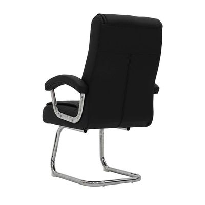 Cadeira De Escritório Fixa Munique Confort Ergonômica Preta