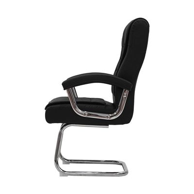 Cadeira De Escritório Fixa Munique Confort Ergonômica Preta