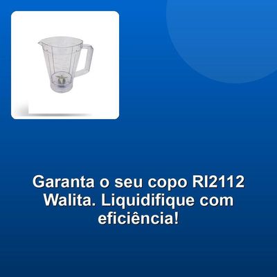 Copo Acrílico Transparente Walita - Cx -6