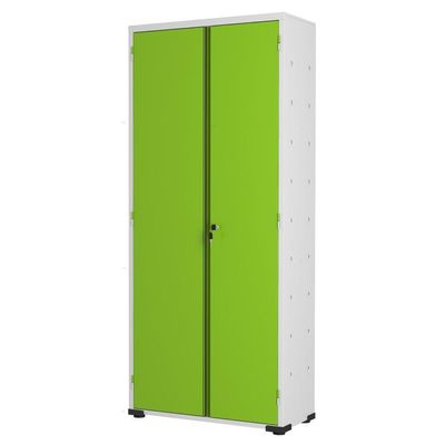 Armário Aço Escritório Fechadura 3 Prateleiras Ea302 tonalidade principal Verde.